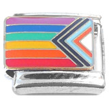 Rainbow Pride Flag Italian Charm