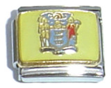 New Jersey State Flag Italian Charm