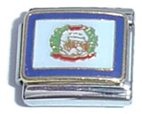 West Virginia State Flag Italian Charm