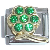 May Big Flower Italian Charm