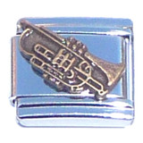 Trumpet Italian Charm