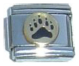 Paw Print Italian Charm