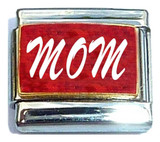 Mom Red Italian Charm