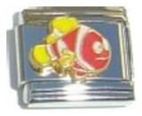Clownfish In Red Italian Charm