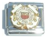 United States Coast Guard Italian Charm