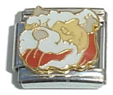 Dog Face Italian Charm