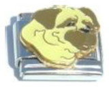 Brown And Tan Dog Italian Charm