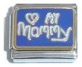 Love My Mommy White Italian Charm