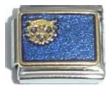 Nevada State Flag Italian Charm