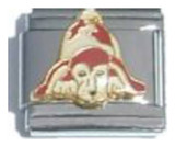 Red And White Dog Italian Charm