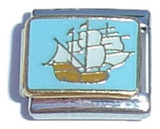 Big Boat With Sails Italian Charm