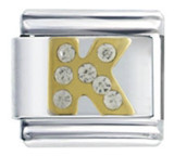 Letter K Italian Charm