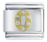 Letter O Italian Charm