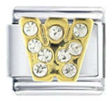 Letter W Italian Charm