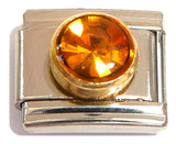 Big Round November Italian Charm