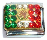 Mexican Flag Italian Charm