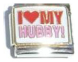 I Love My Hubby Italian Charm