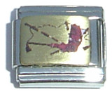 Bagpipe Italian Charm