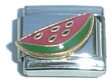 Watermelon Slice Italian Charm