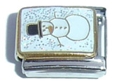 Snowman Italian Charm