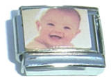 Baby Smiling Picture Italian Charm