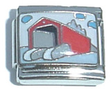 Red Barn Italian Charm