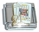 Ace And King Blackjack 21 Italian Charm