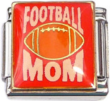 Football Mom Italian Charm