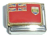 Manitoba Flag Italian Charm