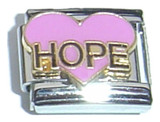 Hope Heart Italian Charm