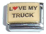 Love My Truck Italian Charm