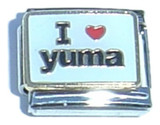 I Love Yuma Italian Charm