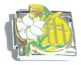 Flowers And Crosses Italian Charm