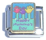 Happy Mommas Day Italian Charm