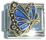 September Flying Butterfly Italian Charm