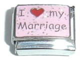 I Love My Marriage Italian Charm