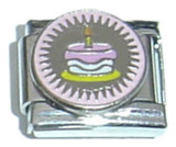 Cake Cupcake With Candle Italian Charm