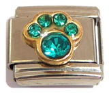 Paw December Italian Charm