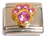 Paw October Italian Charm