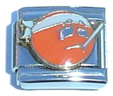 Fever Sick Red Smiley Italian Charm