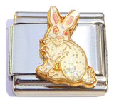 White Rabbit Italian Charm