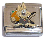 Vampire Rabbit Italian Charm