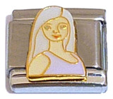 Lady In White Italian Charm