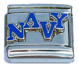Navy Italian Charm