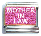 Mother In Law Pink Italian Charm