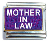 Mother In Law Purple Italian Charm