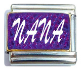 Nana Purple Italian Charm