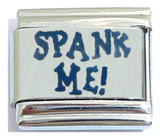 Spank Me! Blue Italian Charm