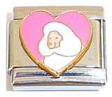 Dog In Heart Italian Charm