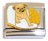 Dog In Mailbox Italian Charm